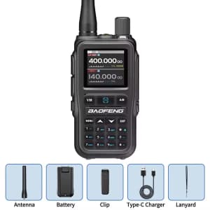 Baofeng UV-5R Mini 5W Walkie Talkie: $11.74