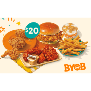 Popeyes Build Your Own Bundle: $20 Popeyes Build Your Own Bundle: $20