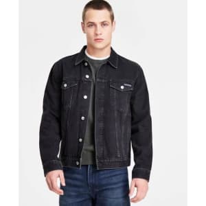 Calvin Klein Men's Tinted Stone Wash Trucker Jacket: $49 Calvin Klein Men's Tinted Stone Wash Trucker Jacket: $49