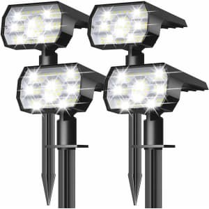 Outdoor Waterproof Solar Light 4-Pack: $32 Outdoor Waterproof Solar Light 4-Pack: $32