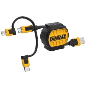 DeWalt 3-in-1 Retractable Multi Charging Cord: $25