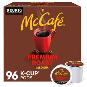 McCafe Premium Roast Coffee Pods 96-Pack: $36 via Sub. & Save