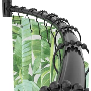 38-72" Adjustable Curved Shower Curtain Rod: $13.99