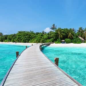 10-Night Maldives & Abu Dhabi Flight & Hotel Vacation: From $2,549 per person
