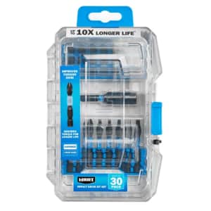Hart 30-Piece Impact Drive Bit Set: $6.97