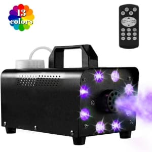 Youpins 500W 2,000CFM Smoke Machine w/ 13 LED Lights: $32.79