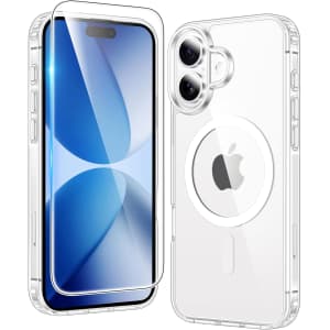 iPhone 17 Clear Case w/ Screen Protector: $5.69 w/ Prime