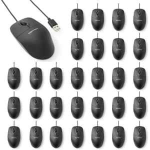 Amazon Basics 3-Button Wired USB Computer Mouse 30-Pack: $91 Amazon Basics 3-Button Wired USB Computer Mouse 30-Pack: $91