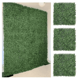 LHY 12-Piece 20" x 20" Artificial Boxwood Hedge Panels: $48