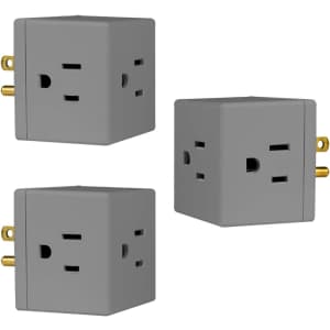 GE 3-Outlet Extender 3-Pack: $7.15