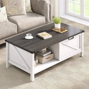 Dextrus Farmhouse Coffee Table: $84.06