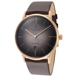 Hamilton Men's Intra-Matic Automatic Watch: $349