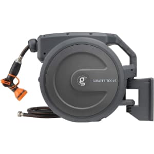 Giraffe Tools 1/2" 100-Foot Retractable Garden Hose Reel: $92
