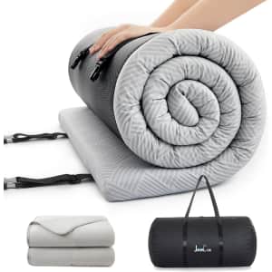 Jamdok Cooling Foam Camping Mattress and Comforter Set: $69.30