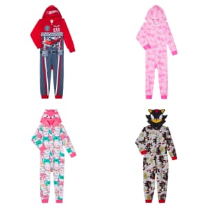 Kids' Hooded Cosplay Union Suit Pajamas: $10 Kids' Hooded Cosplay Union Suit Pajamas: $10