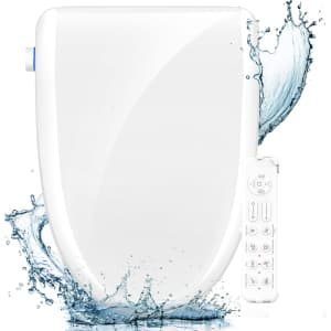 FVZ Elongated Smart Heated Bidet Toilet Seat: $118.99