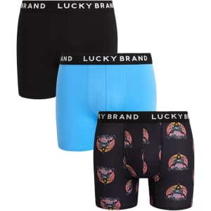 Lucky Brand Men's Super Soft Boxer Briefs 3-Pack (XL only): $9.99