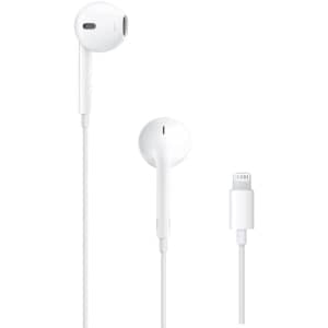 Apple Wired EarPods with Lightning Connector: $16