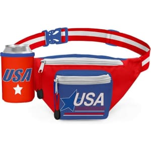 Tipsy Elves American Flag Fanny Pack: $15