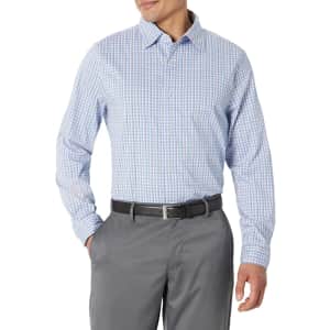 Amazon Essentials Men's Slim-Fit Long Sleeve Dress Shirt: $7.96 Amazon Essentials Men's Slim-Fit Long Sleeve Dress Shirt: $7.96