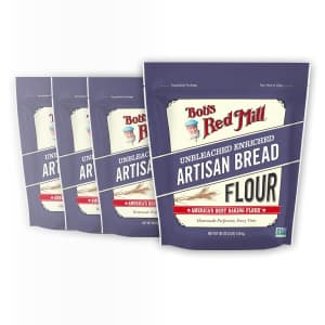 Bob's Red Mill 3-Lb. Artisan Bread Flour 4-Pack: $14.59 Bob's Red Mill 3-Lb. Artisan Bread Flour 4-Pack: $14.59