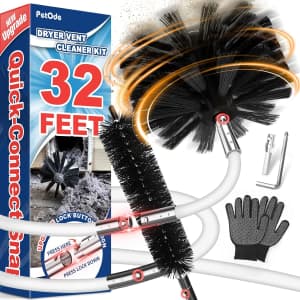 32-Foot Dryer Vent Cleaner Kit: $19 w/ Prime 32-Foot Dryer Vent Cleaner Kit: $19 w/ Prime