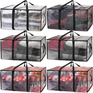 Heavy Duty Storage Bag 6-Pack: $30 Heavy Duty Storage Bag 6-Pack: $30