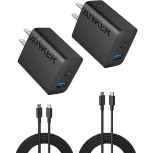 Anker 20W iPhone 17/16 Charger 2-Pack: $11