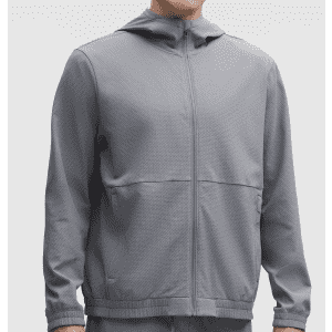 lululemon Men's License to Train Textured Full Zip Jacket: $99