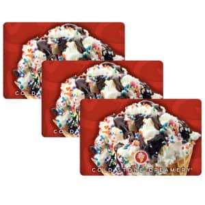$30 Cold Stone Creamery Gift Card at Sam's Club: $21 $30 Cold Stone Creamery Gift Card at Sam's Club: $21