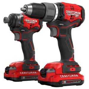 Craftsman 20V 2-Tool Brushless Combo Kit with 2 Batteries and Case: $249 + two free tools Craftsman 20V 2-Tool Brushless Combo Kit with 2 Batteries and Case: $249 + two free tools