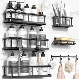 Shower Caddy 6-Piece Set: $8.79