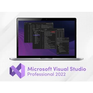 Microsoft Visual Studio Pro 2022 and Premium Learn to Code Bundle: $56