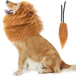 Newbea Lion Mane Dog Costume: $13
