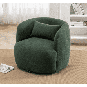Kinwell Swivel Barrel Accent Chair: $299 Kinwell Swivel Barrel Accent Chair: $299