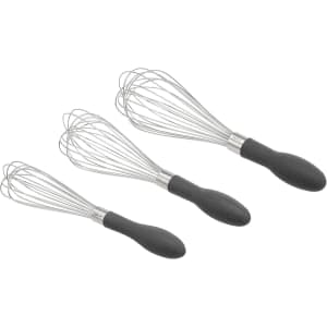 Amazon Basics Stainless Steel Wire Whisk Set: $6