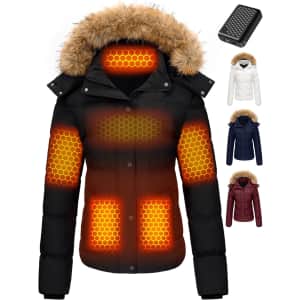 Wulcea Graphene Heated Jacket For Women: $96 w/ Prime