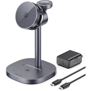 Augnner 3-in-1 15W Magnetic Wireless Charging Station: $35 w/ Prime