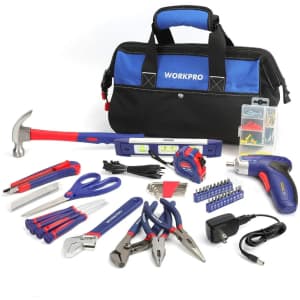 WorkPro 125-Piece Household Tool Kit: $40