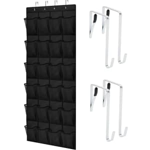 Gorilla Grip 24-Pocket Over the Door Shoe Organizer: $12