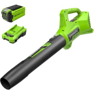 Greenworks 40V Cordless Axial Leaf Blower: $48