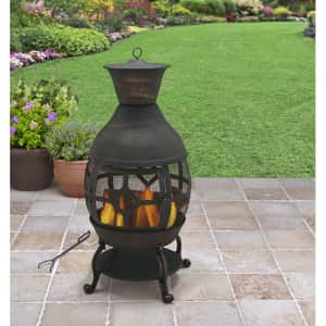 Better Homes & Gardens Wood-Burning Cast Iron Chiminea: $97