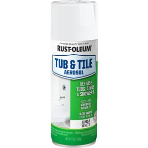 Rust-Oleum White Tub & Tile 12-oz. Spray Paint: $13
