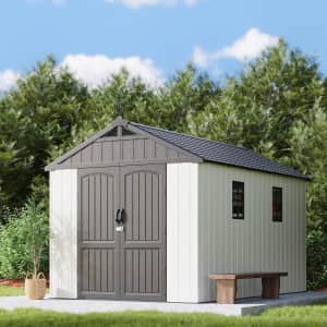 Patiowell 8x12-Foot Outdoor Storage Shed: $1430 Patiowell 8x12-Foot Outdoor Storage Shed: $1430