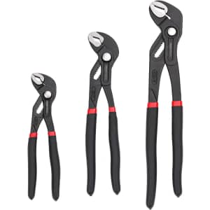 Amazon Basics 3-Piece Quick Release Groove Joint Pliers Set: $19