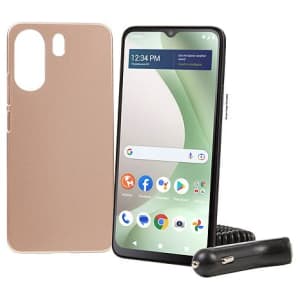 Tracfone 6.5" Blu View 5 w/ 1500 Talk/Text/Data 1-Year Plan & Case: $39.99