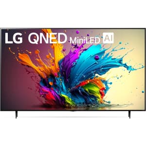 LG QNED90T Series 75" 4K Mini LED AI Smart TV: $845 LG QNED90T Series 75" 4K Mini LED AI Smart TV: $845