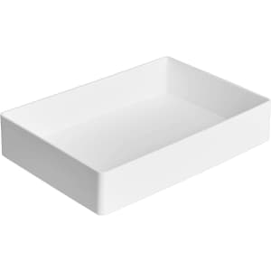 Amazon Basics Plastic Desk Organizer: $5