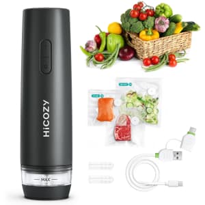 HiCozy Compact Vacuum Sealer with 30 Bags: $29.99 HiCozy Compact Vacuum Sealer with 30 Bags: $29.99