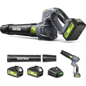 Taskstar 21V Cordless Brushless Leaf Blower: $40.19 Taskstar 21V Cordless Brushless Leaf Blower: $40.19